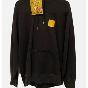 Levi’s LEGO Men's Hooded Black Sweatshirt, New With Tags - Size XL
